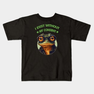 I exist without my consent Kids T-Shirt